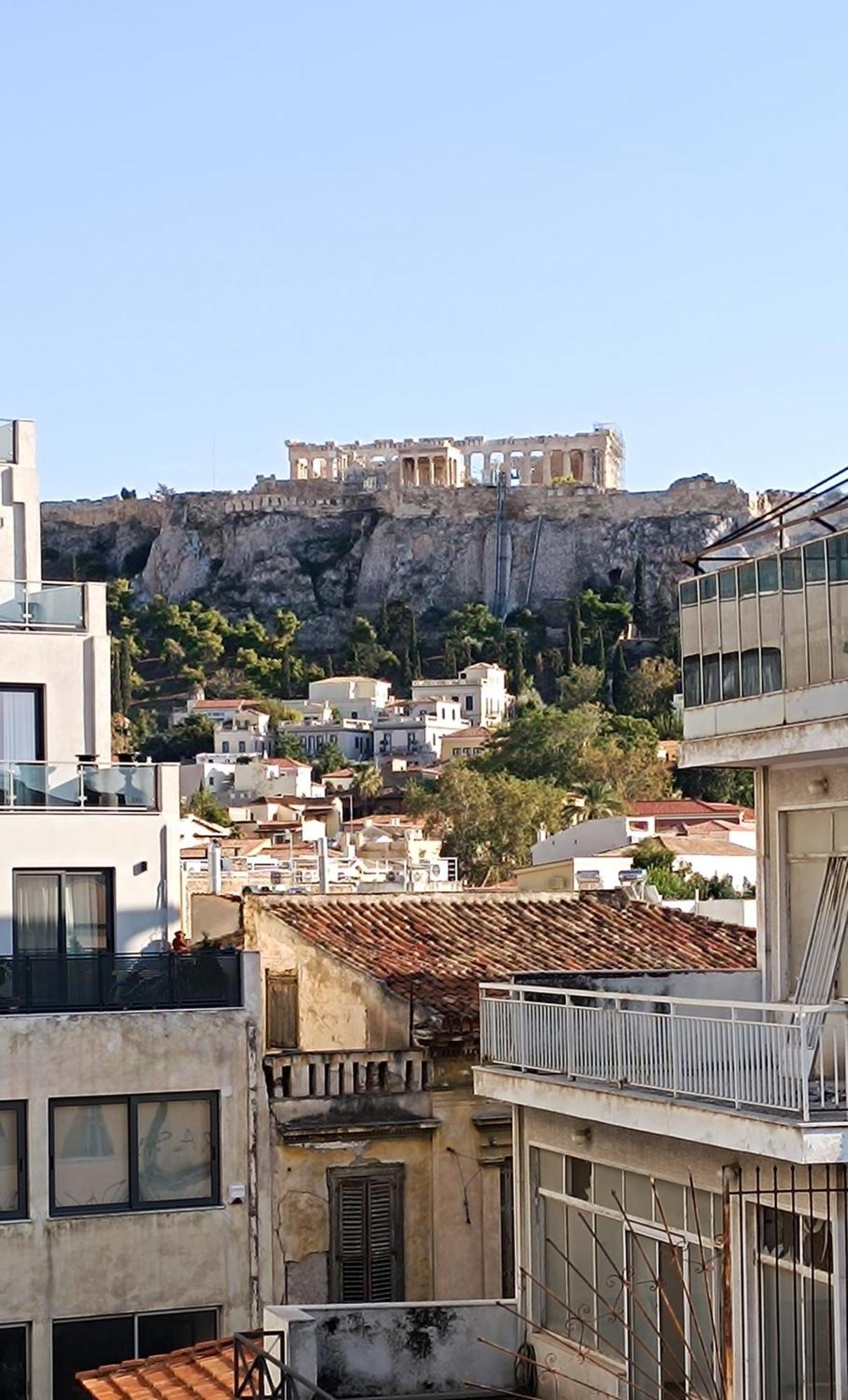Eternal Acropolis Suites Aten Exteriör bild